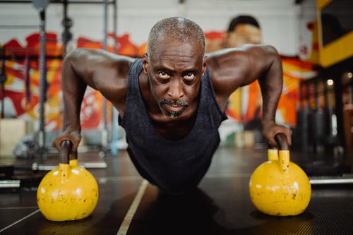 man working out